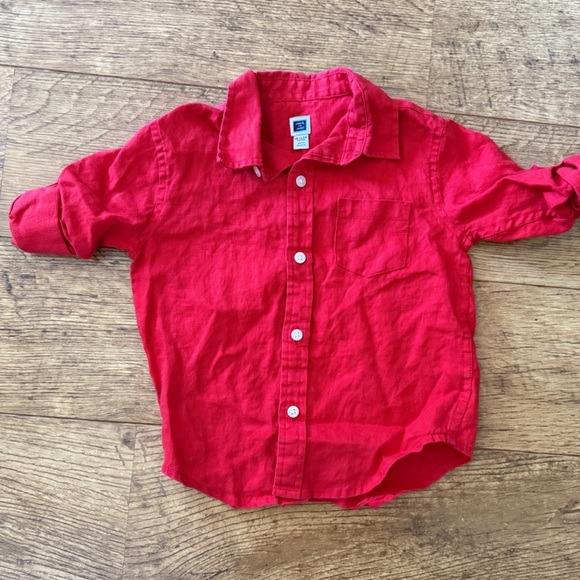 Janie and Jack Bundle 4 Long Sleeve Shirts 18-24 months Baby Boy Lot Linen Plaid - Picture 2 of 11